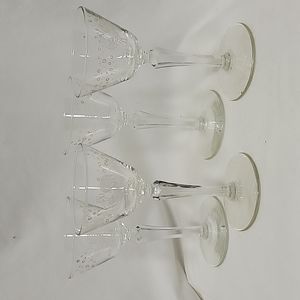 Vintage Rooster Wine Glasses, Set of 4